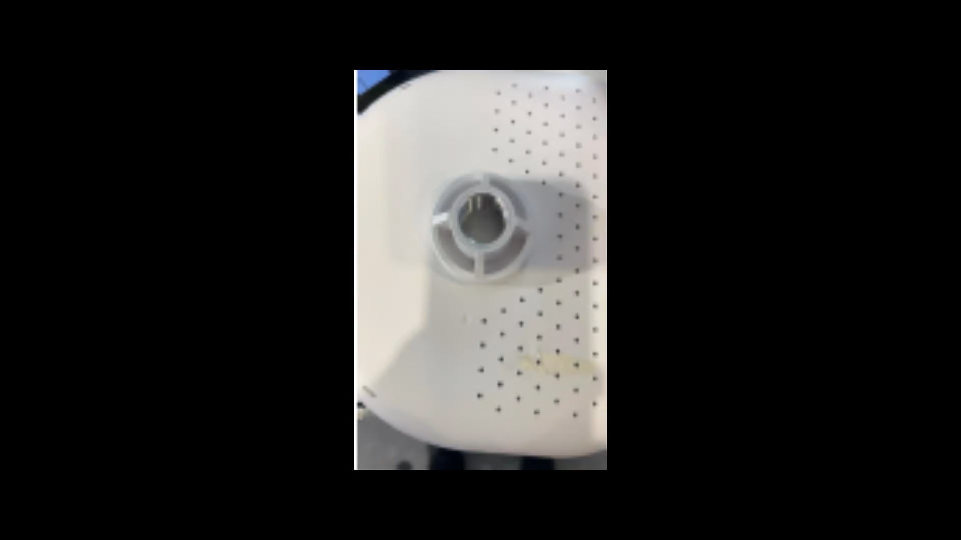 White bird feeder base with screw in adapter